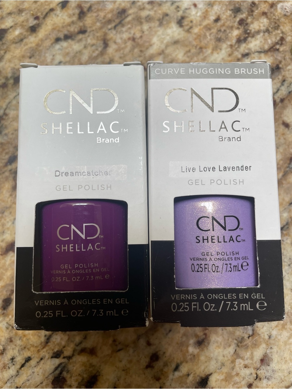 CND Shellac Gel Polish Duo — Dreamcatcher (Plum) & Live Love Lavender (Lavender)